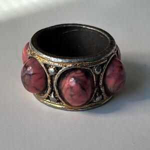 Vintage Pink Stone Ring